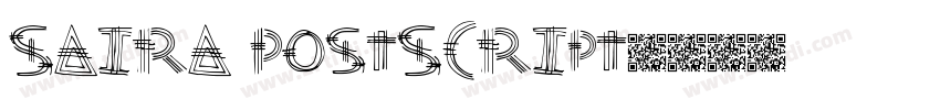 Saira PostScript字体转换